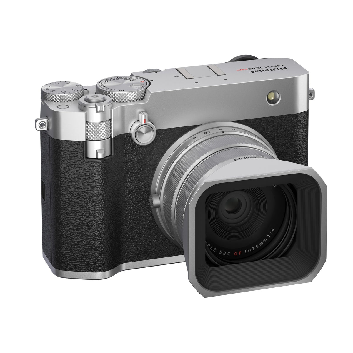 Fujifilm GFX100RF Medium Format Mirrorless Digital Camera Body (Silver) - Professional Photography, Studio & Outdoor Shooting, High-Resolution Imaging
