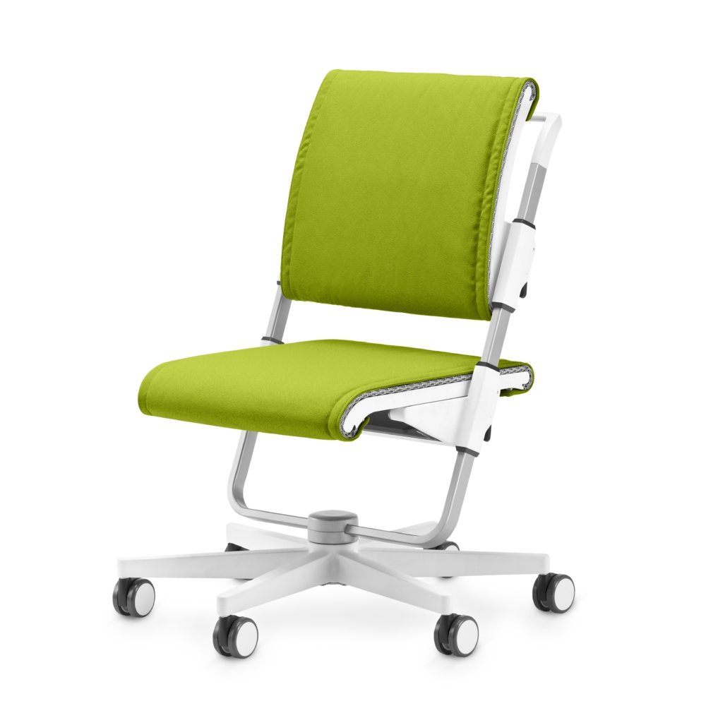 Moll Scooter Chair - White | Foldable Rolling Stool for Home, Office & Workshop | Compact Mobility Seat with Wheels for Easy Movement