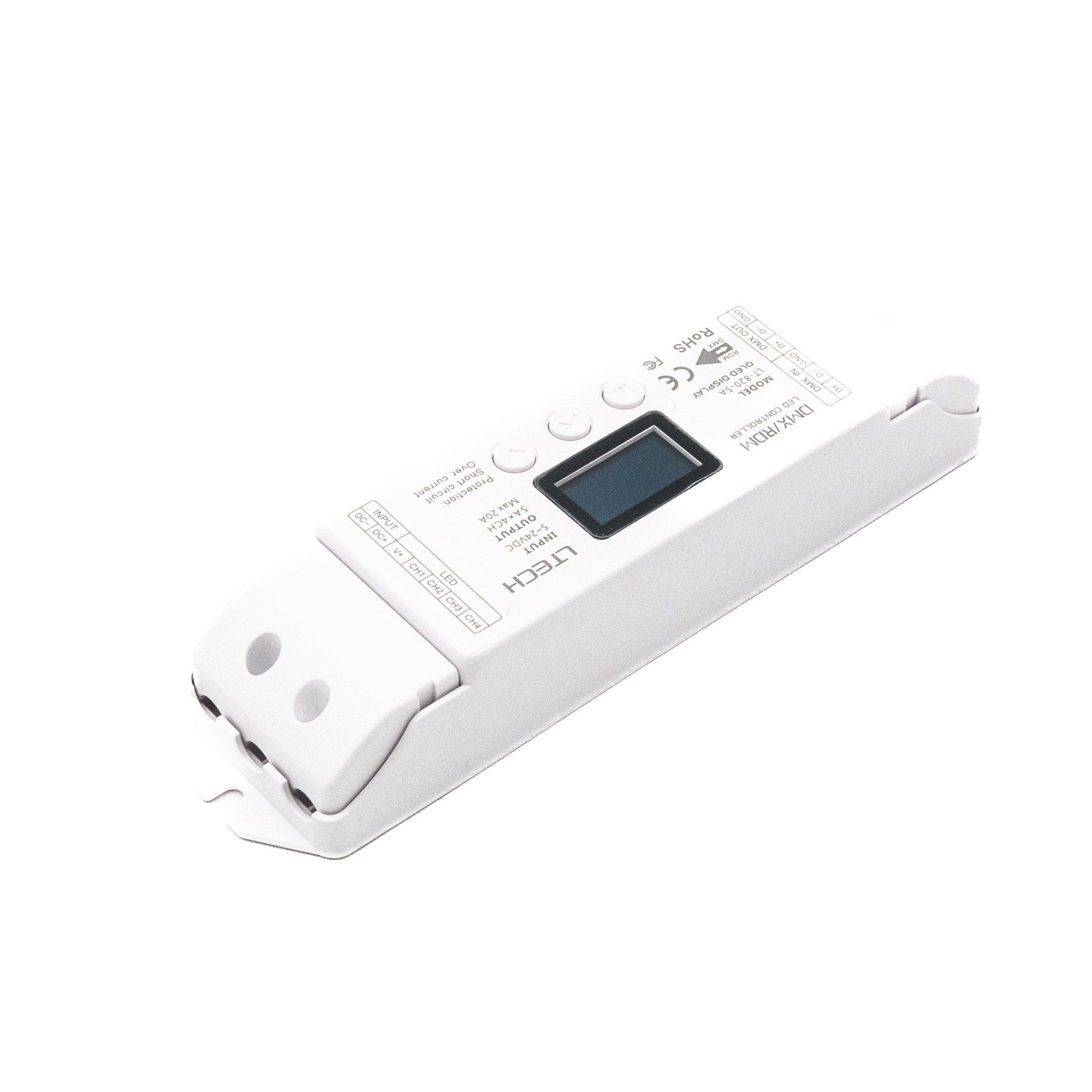 Ltech LT 820 5A Constant Voltage DMX Decoder - Professional Lighting Control for Stage Shows, DJ Events, and Architectural Lighting