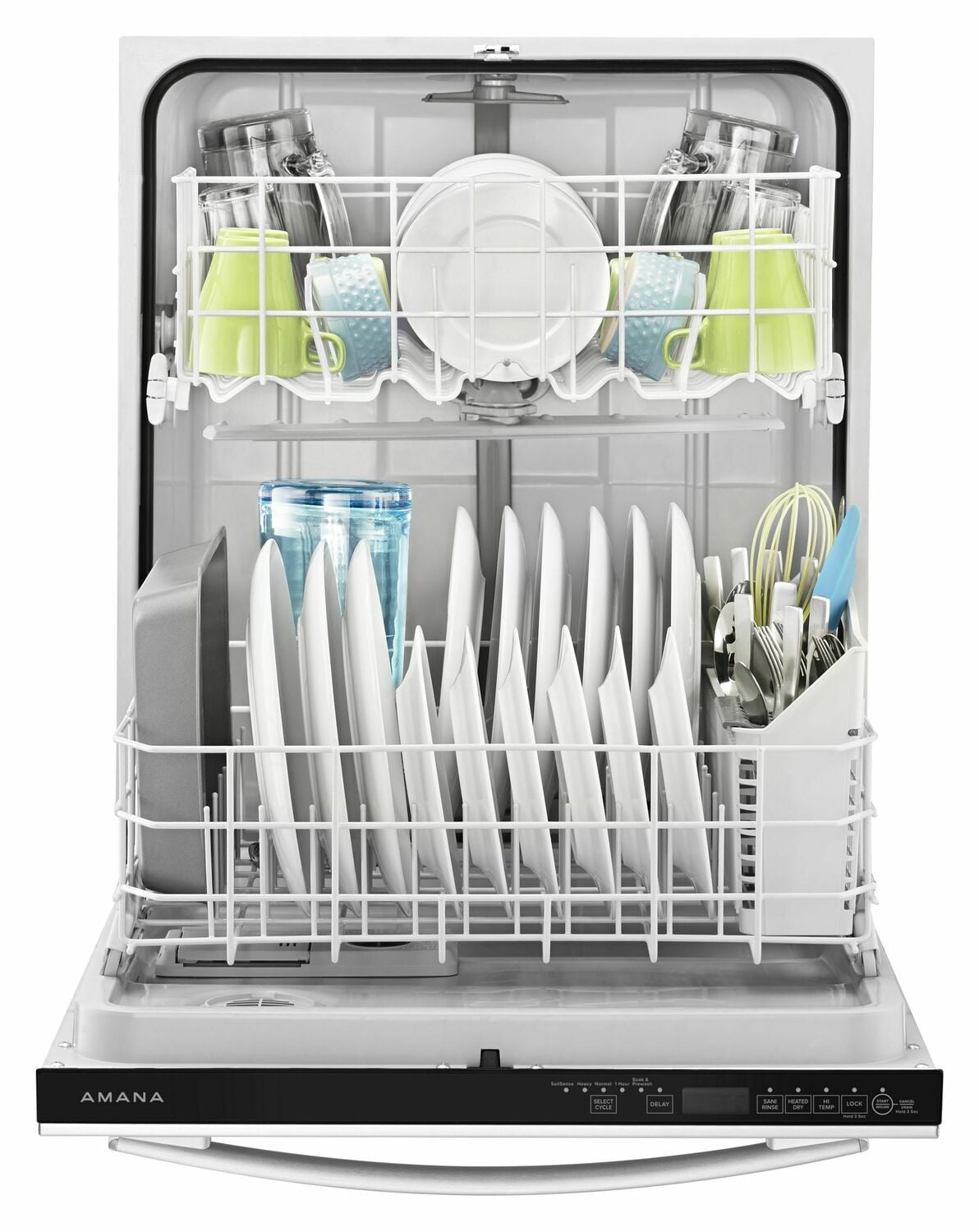 Amana ADB1500ADS Stainless Steel Dishwasher with Soilsense Cycle - Energy Efficient & Quiet Operation for Modern Kitchens