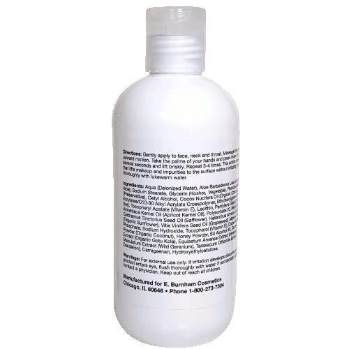 Retinol Cleansing Milk Lotion 8 Oz - Gentle Face Wash with Natural Herbs for Hydration & Skin Renewal | Daily Moisturizing Facial Cleanser for Dry & Sensitive Skin | Perfect for Morning & Night Skincare Routine