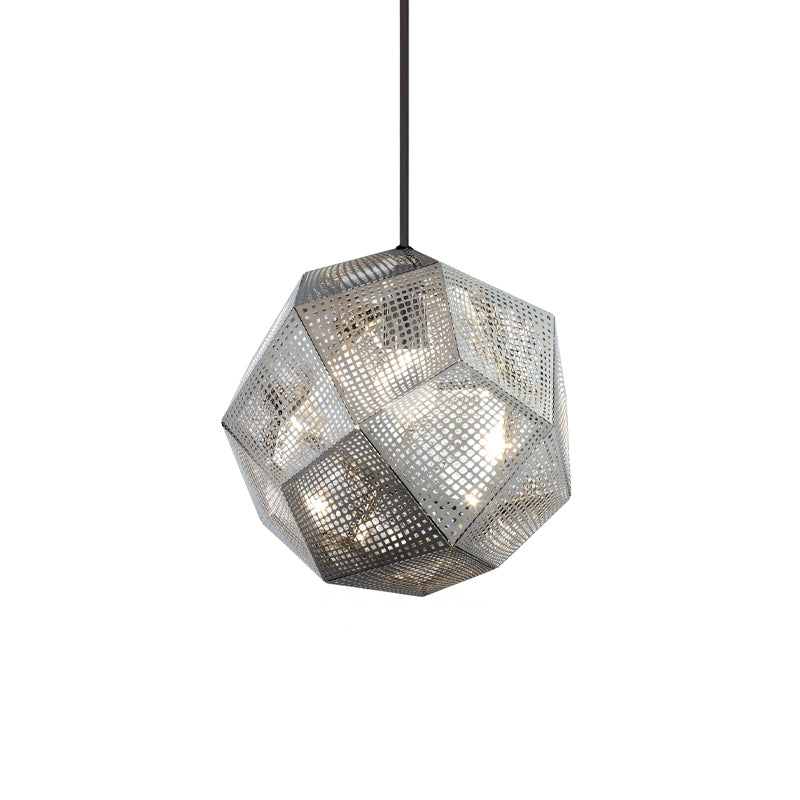 Modern Etch Pendant Light - Handcrafted Glass Shade with Adjustable Hanging Cord - Perfect for Kitchen Island, Dining Room & Bedroom Lighting Decor