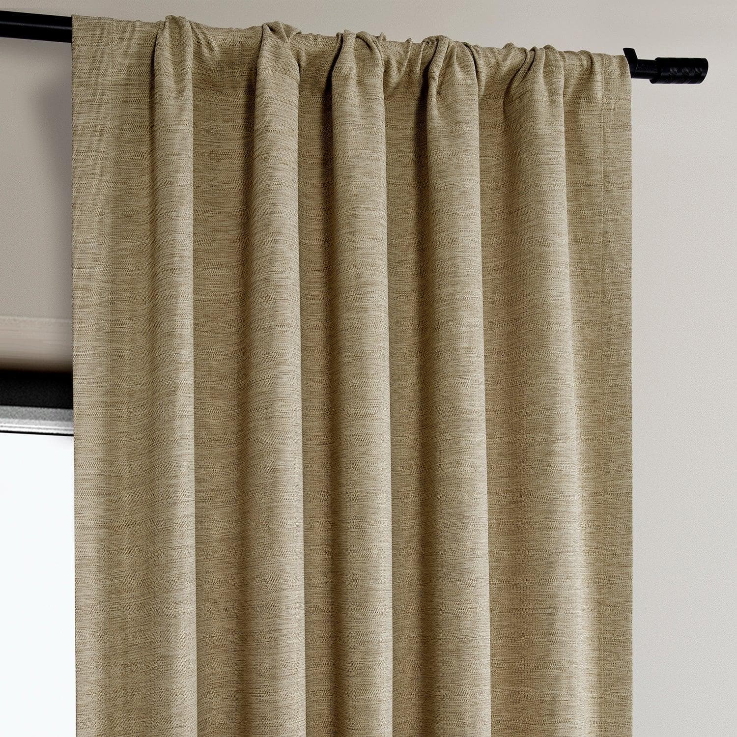 Ginger Textured Bellino Blackout Curtains for Bedroom - Thermal Insulated, Noise Reducing, Light Blocking Drapes for Better Sleep & Privacy