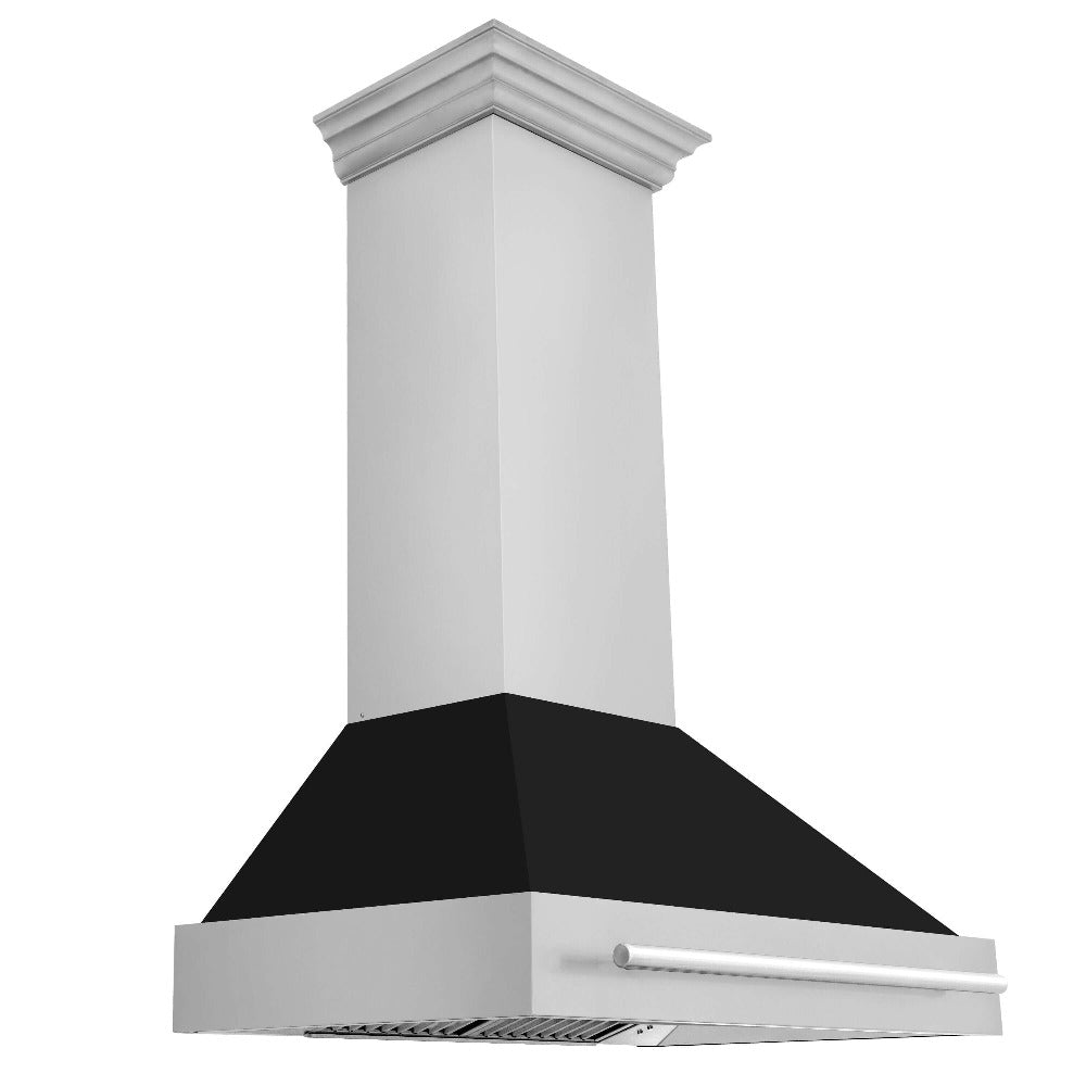 ZLINE 36 Inch Stainless Steel Range Hood with Stainless Steel Handle (8654STX 36) - Powerful Kitchen Ventilation for Gas Stoves & Cooking Areas
