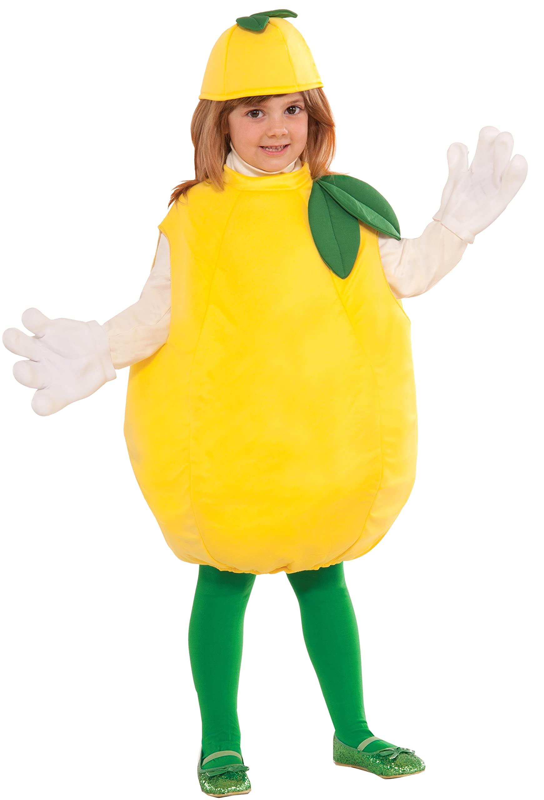Kids Lemon Halloween Costume - Fun & Bright Citrus Fruit Outfit for Boys & Girls - Perfect for Halloween, Dress-Up Parties & Themed Events
