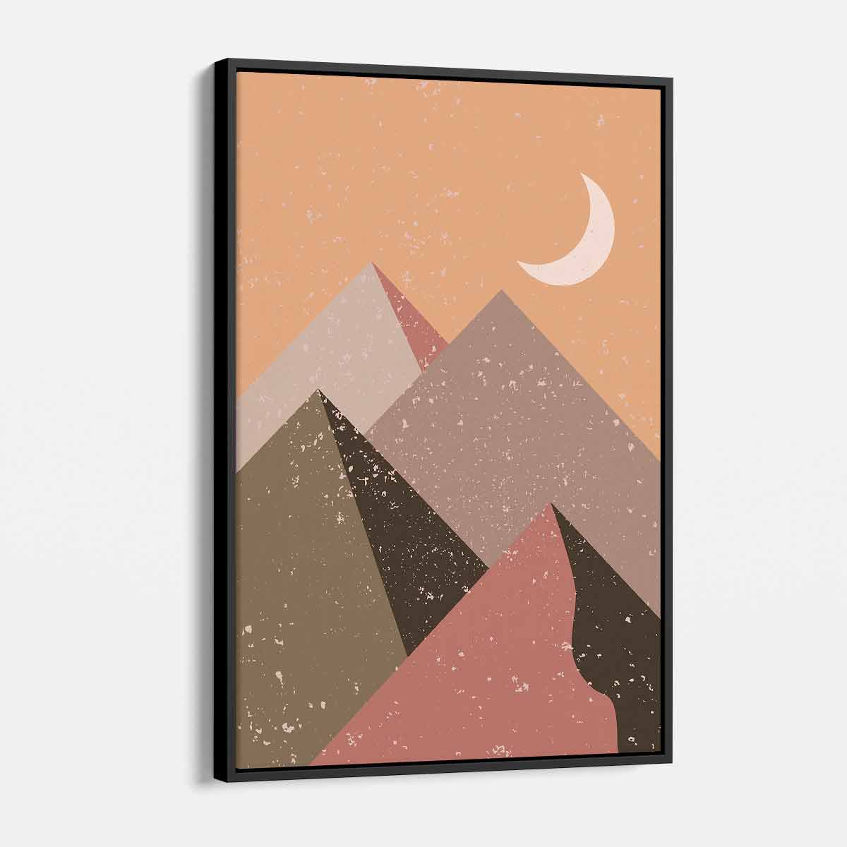 Brown Mountains Wall Art Canvas Print - Stunning Landscape Decor for Living Room, Bedroom & Office - Premium Quality 0240