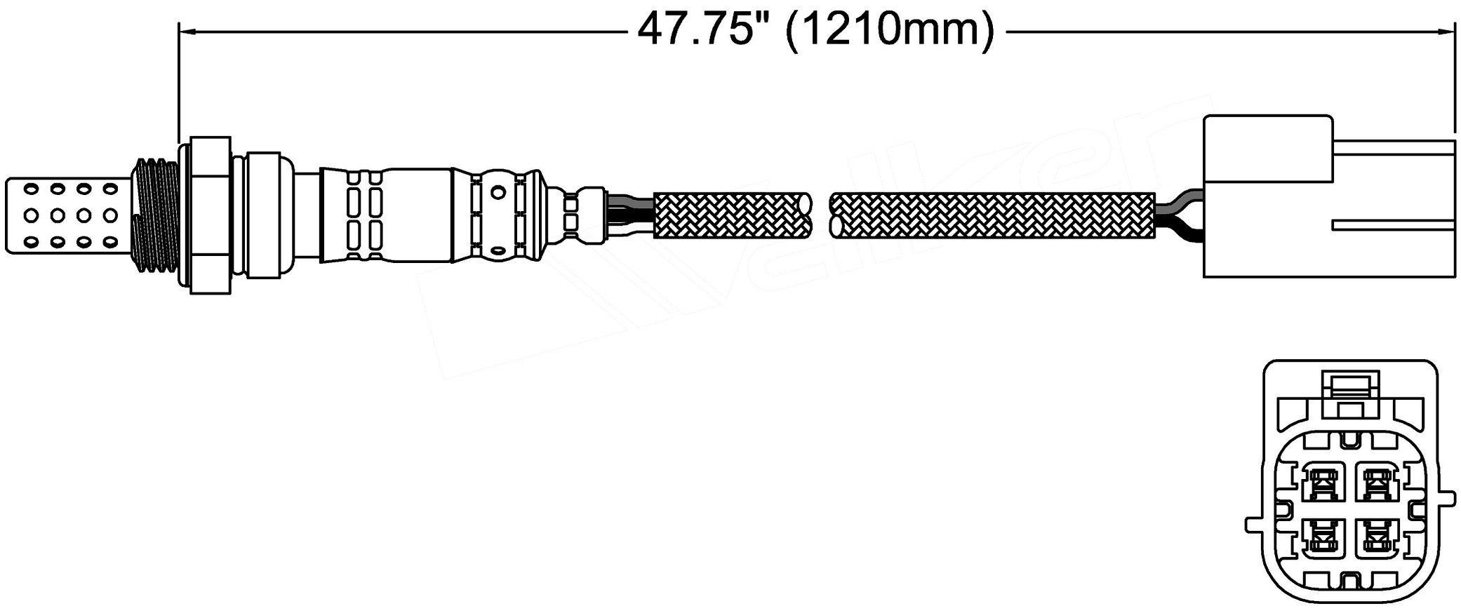 ACDelco 213-3887 Professional Heated Oxygen Sensor - High Performance O2 Sensor for GM, Chevy, Buick, Cadillac | Perfect for Engine Diagnostics & Emissions Control