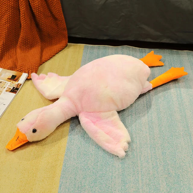 50cm Mini Lying Duck Plush Toy - Kawaii Animal Goose Stuffed Pillow for Kids, Soft Cushion Mat for Girls Bedroom Decor, Birthday Gift for Children (Perfect for Nursery, Playroom & Sleep Comfort)