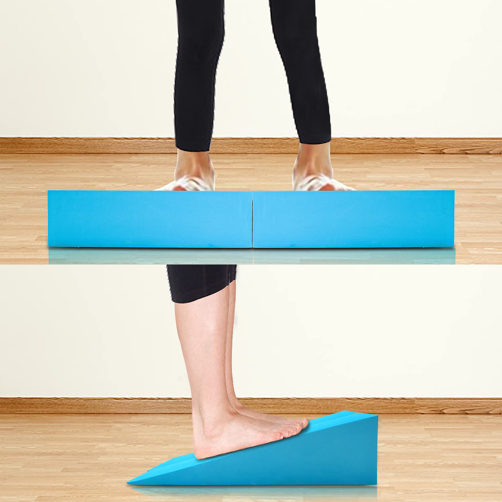 DEAYOU 2 Pack Yoga Foam Wedge Blocks - 13