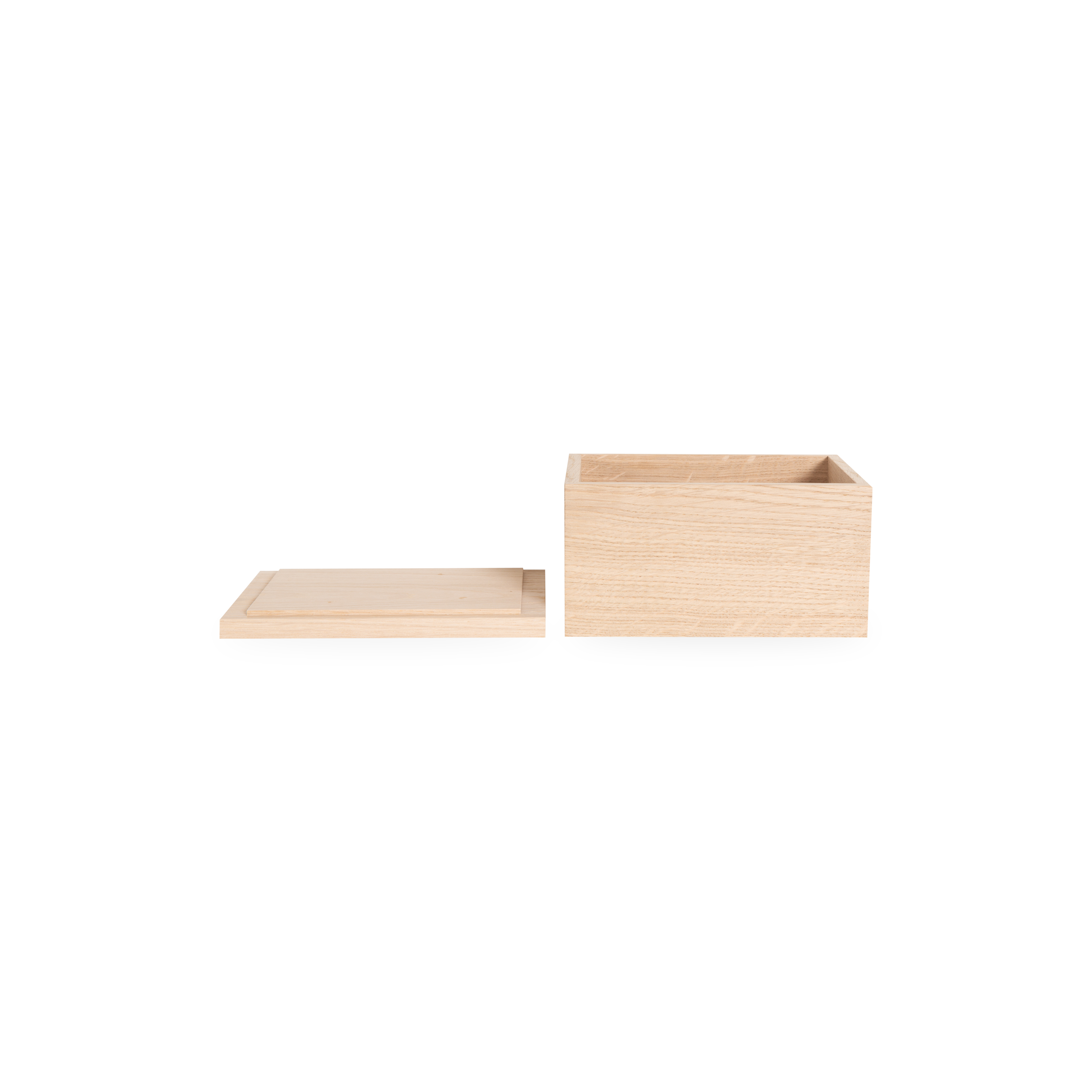 Premium Oak Wood Storage Box - Handcrafted Natural Wooden Box for Jewelry, Keepsakes & Home Decor | Perfect for Gift Giving, Organizing & Displaying Treasures