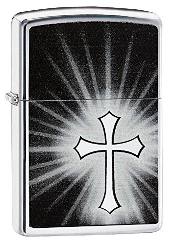 High Polish Chrome White Cross