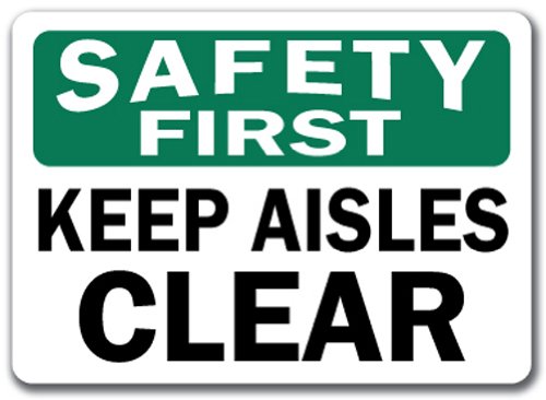OSHA Compliant Safety First Sign - 10
