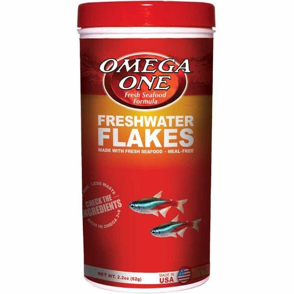 Omega One Freshwater Flakes - Premium Fish Food for Tropical & Community Aquariums | Ideal for Daily Feeding & Enhancing Fish Health