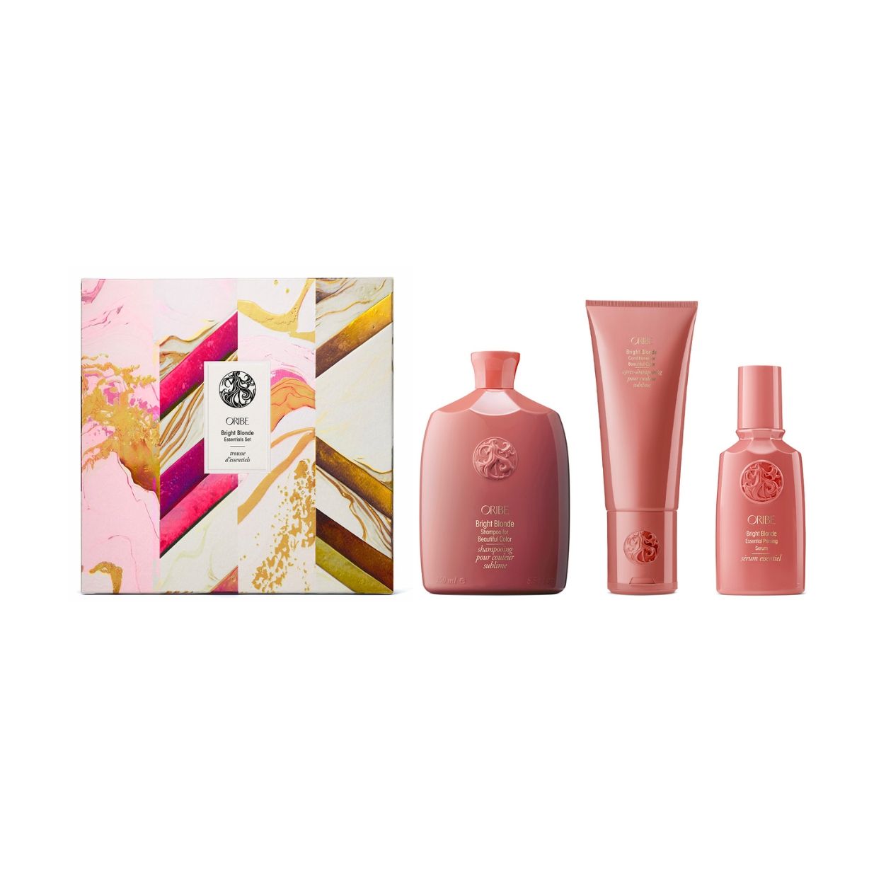 Bright Blonde Essentials Set (Limited Edition) - Premium Hair Care for Blonde Perfection - Perfect for Salon Styling & At-Home Maintenance