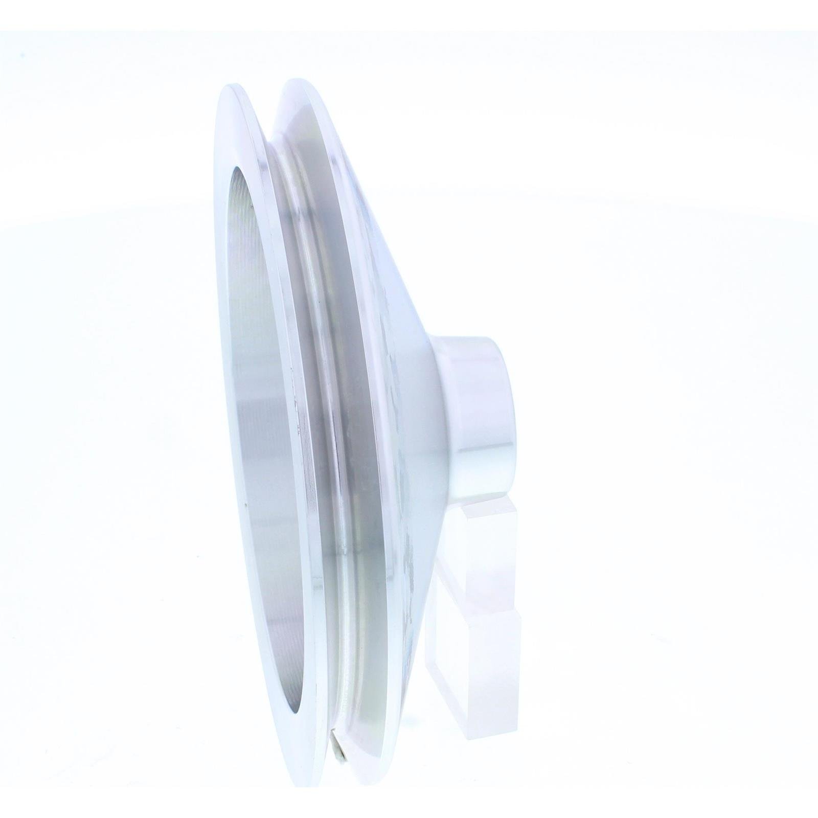 High-Performance Single Groove Power Steering Pump Pulley - CNC Billet Aluminum for Short Pump Applications - Perfect for Automotive Upgrades & Racing Modifications