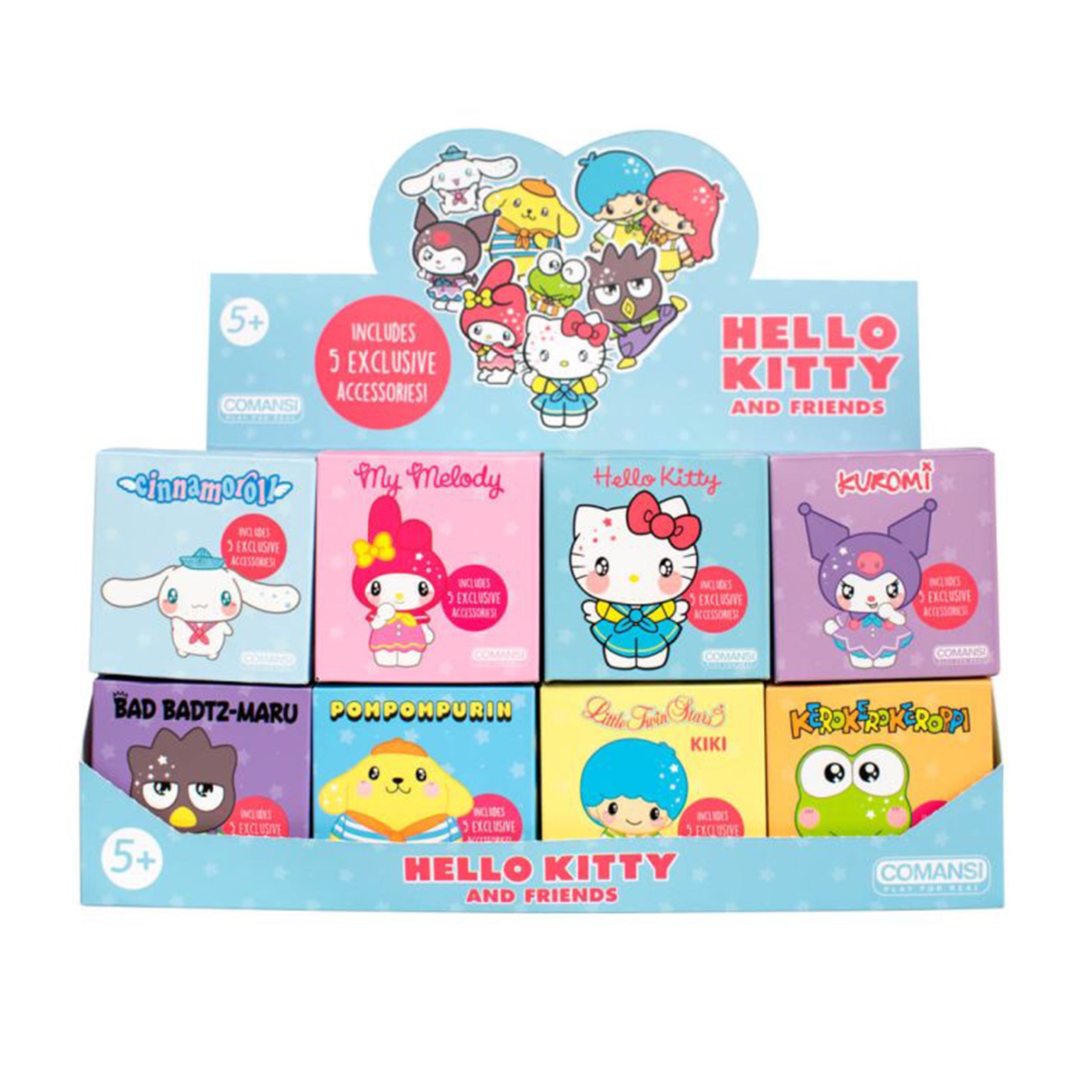 Hello Kitty & Friends Friendship Box Figure - Cute Collectible Toy for Kids & Fans - Perfect for Birthday Gifts, Room Decor & Kawaii Collections