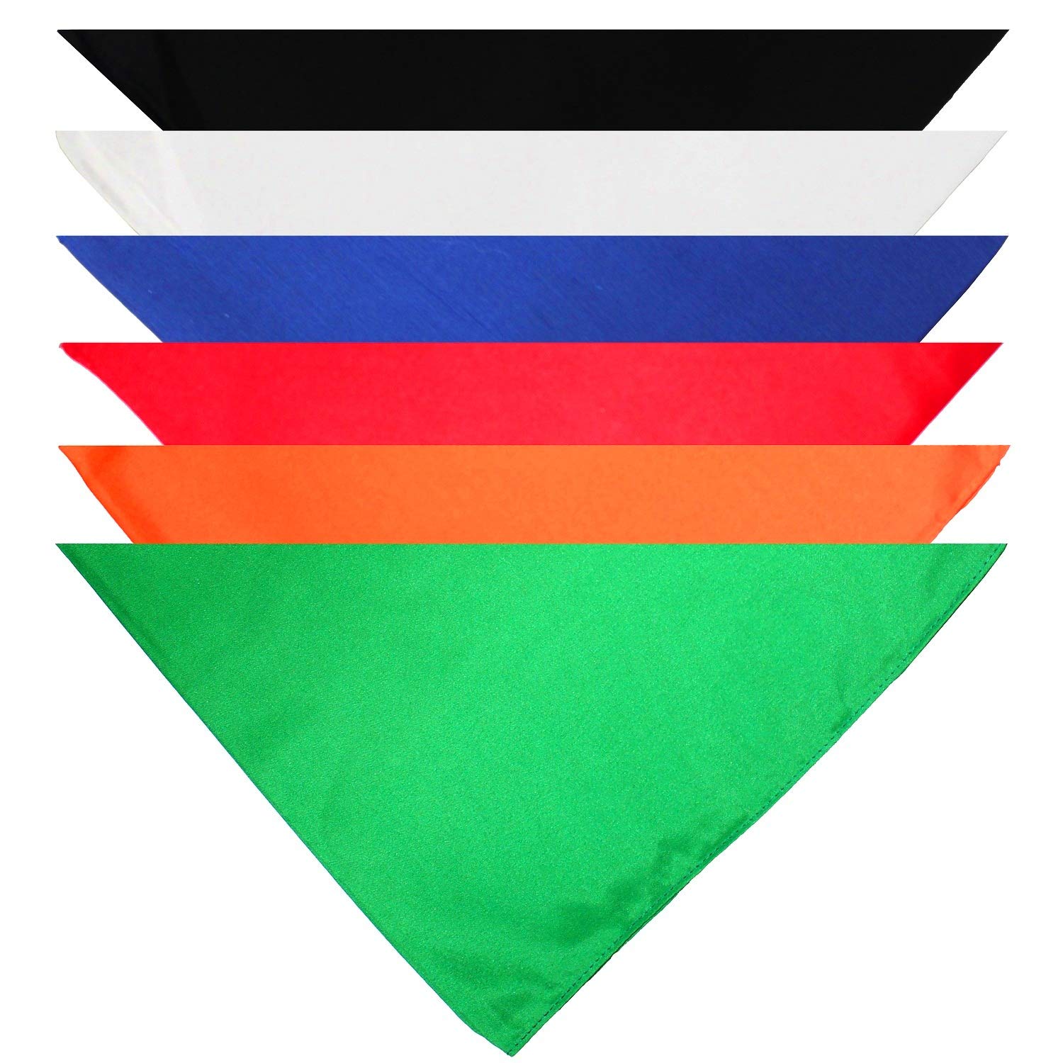 3 Pack Solid Cotton Dog Bandanas - Adjustable Triangle Bibs for Small & Medium Pets (Black) | Perfect for Grooming, Pet Photos & Everyday Wear