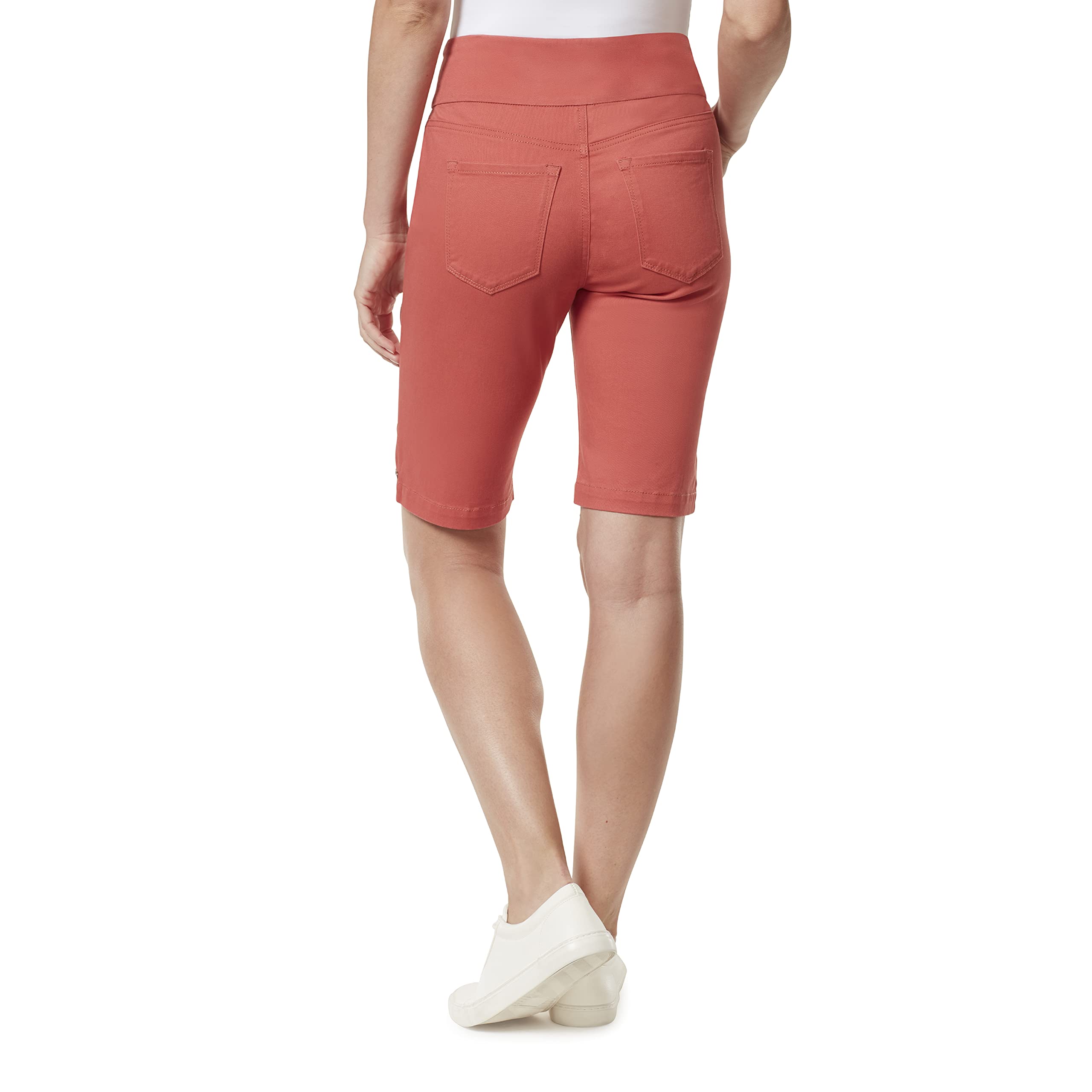 Gloria Vanderbilt Women's Bermuda Shorts - Comfortable Pull-On for Casual Wear