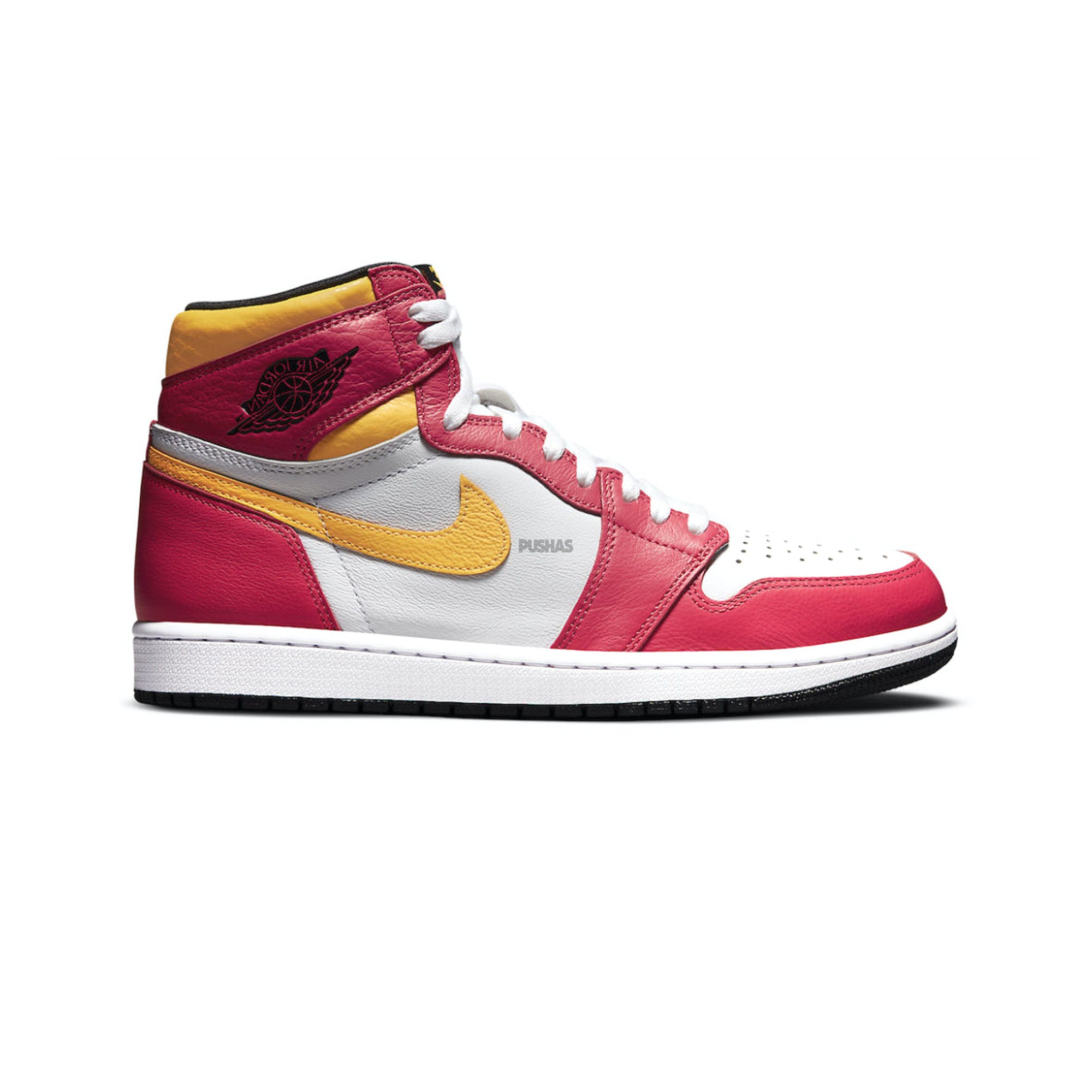 Air Jordan 1 High OG 'Light Fusion Red' Sneakers (2021) - Men's Basketball Shoes for Streetwear & Casual Fashion