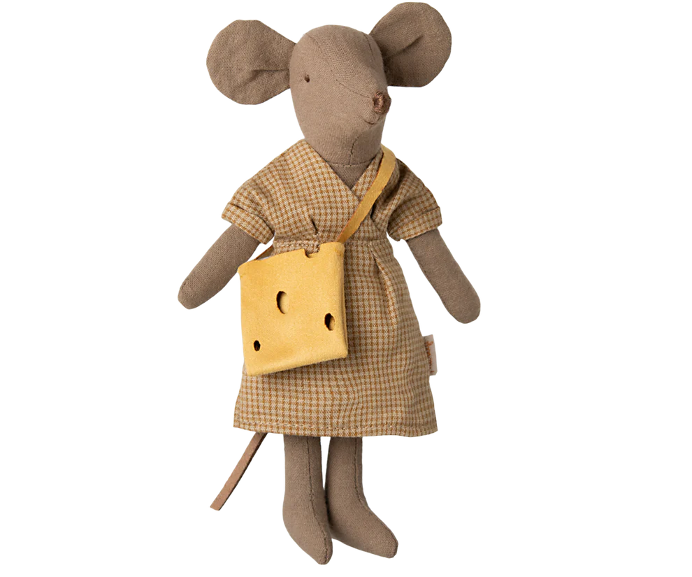 Light Brown Wireless Mouse for Moms - Ergonomic Design for Comfortable Use at Home, Office, and Travel