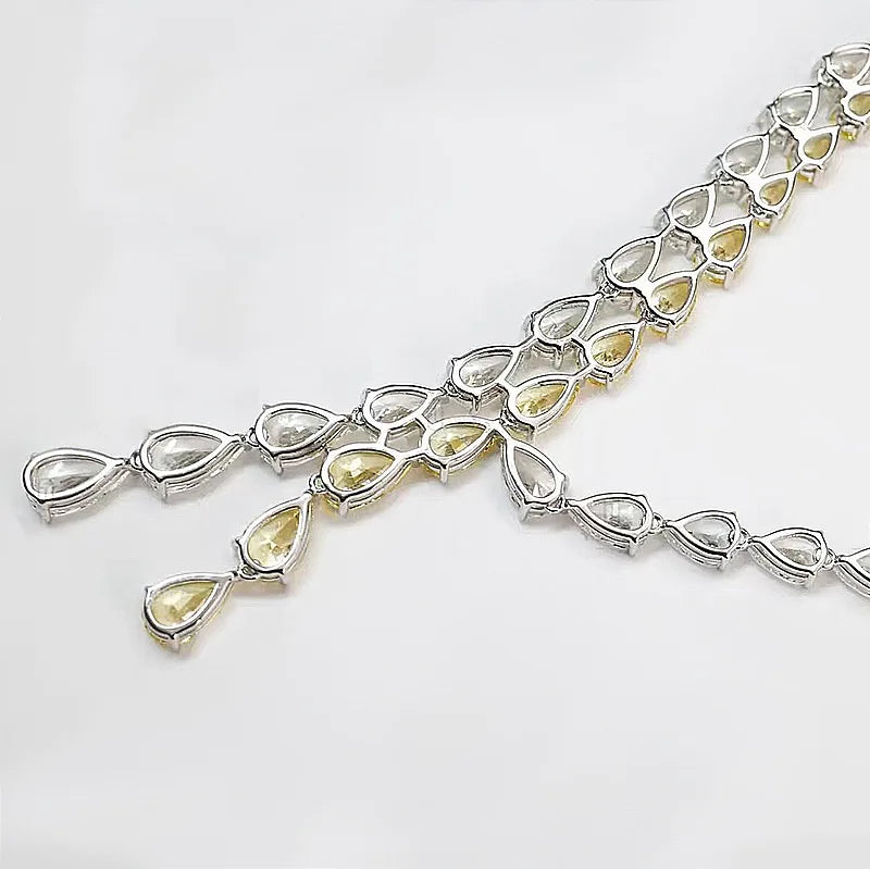 Flowing Hearts Necklace for Women - Romantic Love Pendant Jewelry Gift for Her - Perfect for Anniversaries, Valentine's Day & Special Occasions