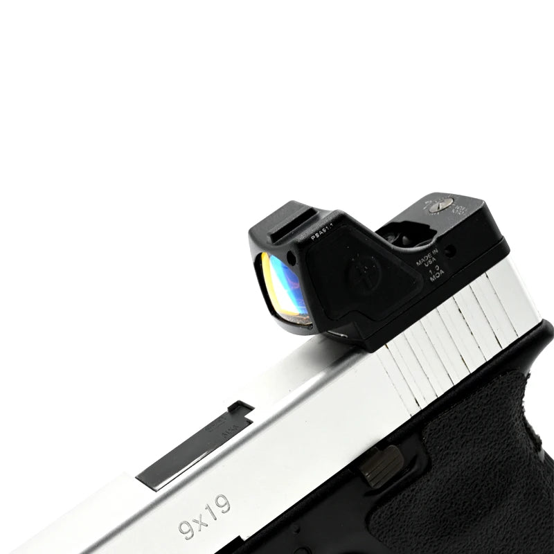 Tactical RMR HD Red Green Dot Sight - Compact Pistol Reflex Sight with Light Sensing System | Picatinny Mount Scope Optics for Rifles & Handguns | Ideal for Hunting, Shooting Range & Tactical Training