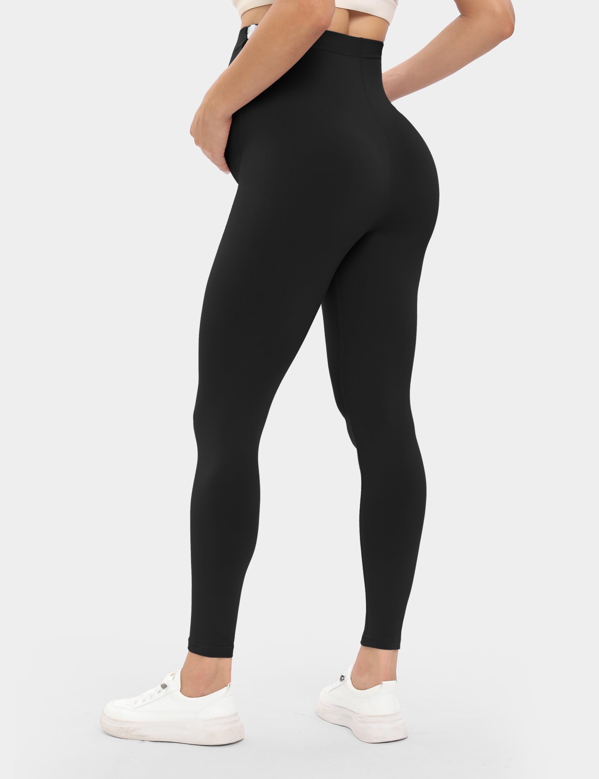 Buttergene Women's Maternity Leggings - Over The Belly Pregnancy Yoga Pants for Workout & Active Wear - Comfortable Stretchy Maternity Workout Leggings for Yoga, Gym, Running and Daily Use
