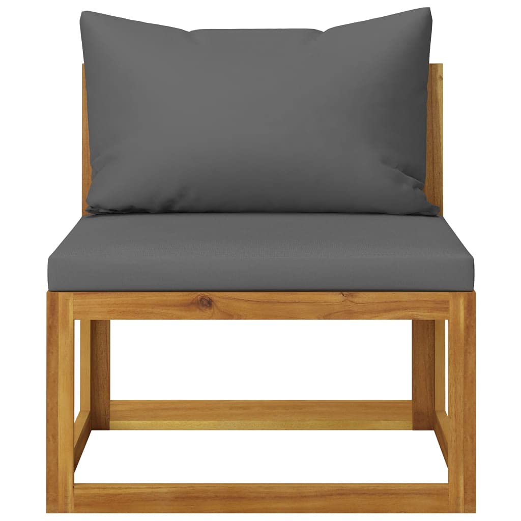 3-Piece Acacia Wood Garden Lounge Set with Cushions - Outdoor Patio Furniture for Deck, Porch, Lawn & Backyard - Perfect for Relaxing in Your Garden or Outdoor Living Space