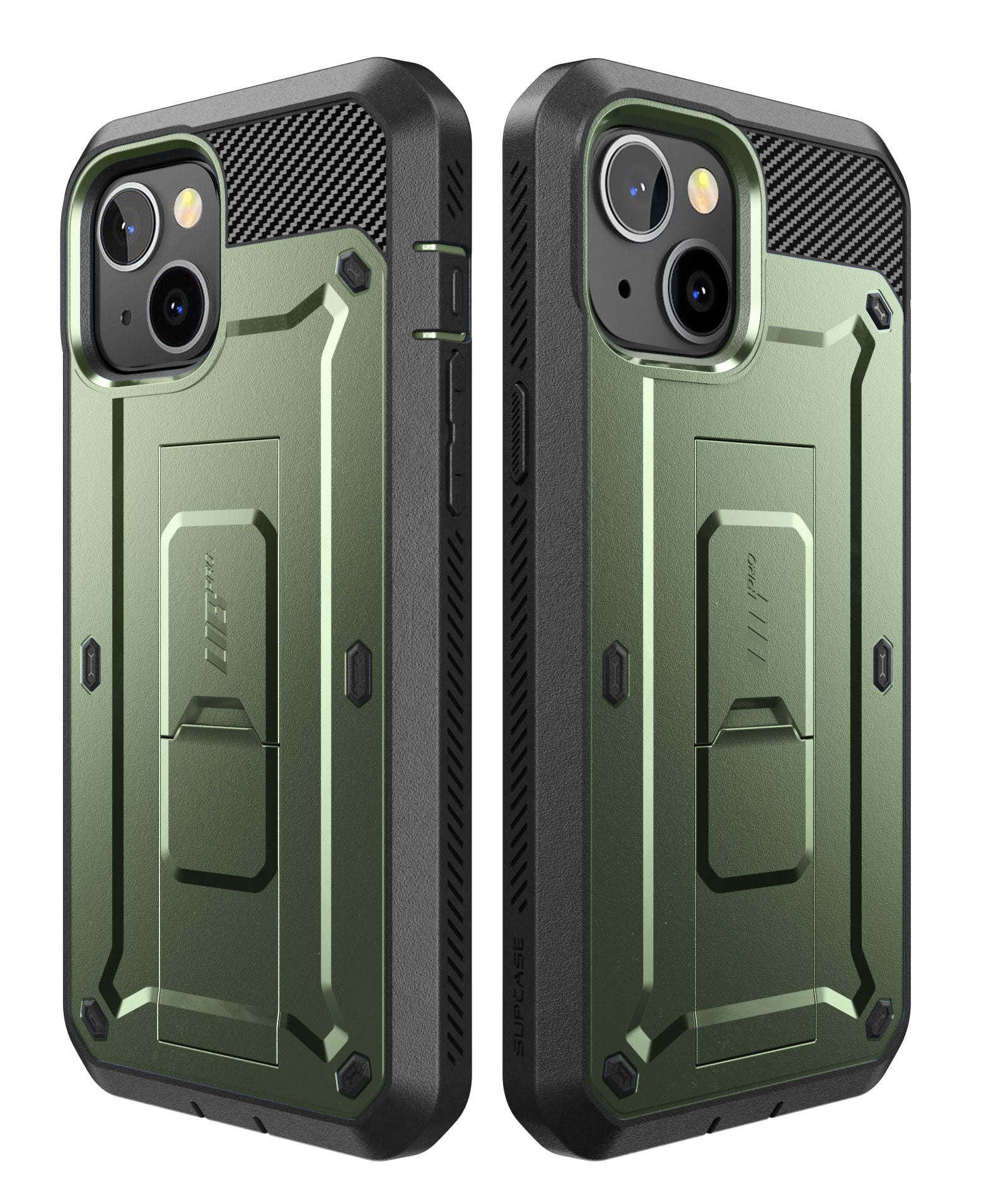 iPhone 14 Plus 6.7 Inch Unicorn Beetle PRO Rugged Case - Heavy Duty Protection, Shockproof & Drop Proof Cover for iPhone 14 Plus (Dark Green) - Perfect for Outdoor, Construction & Extreme Sports Use