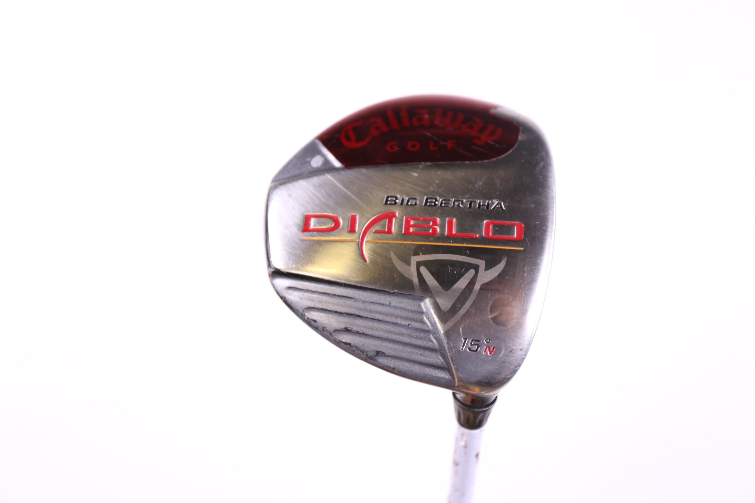 Used Callaway Big Bertha Diablo 3 Wood Golf Club - Right Handed 15° Stiff Flex - Perfect for Long Fairway Shots & Improving Distance Control