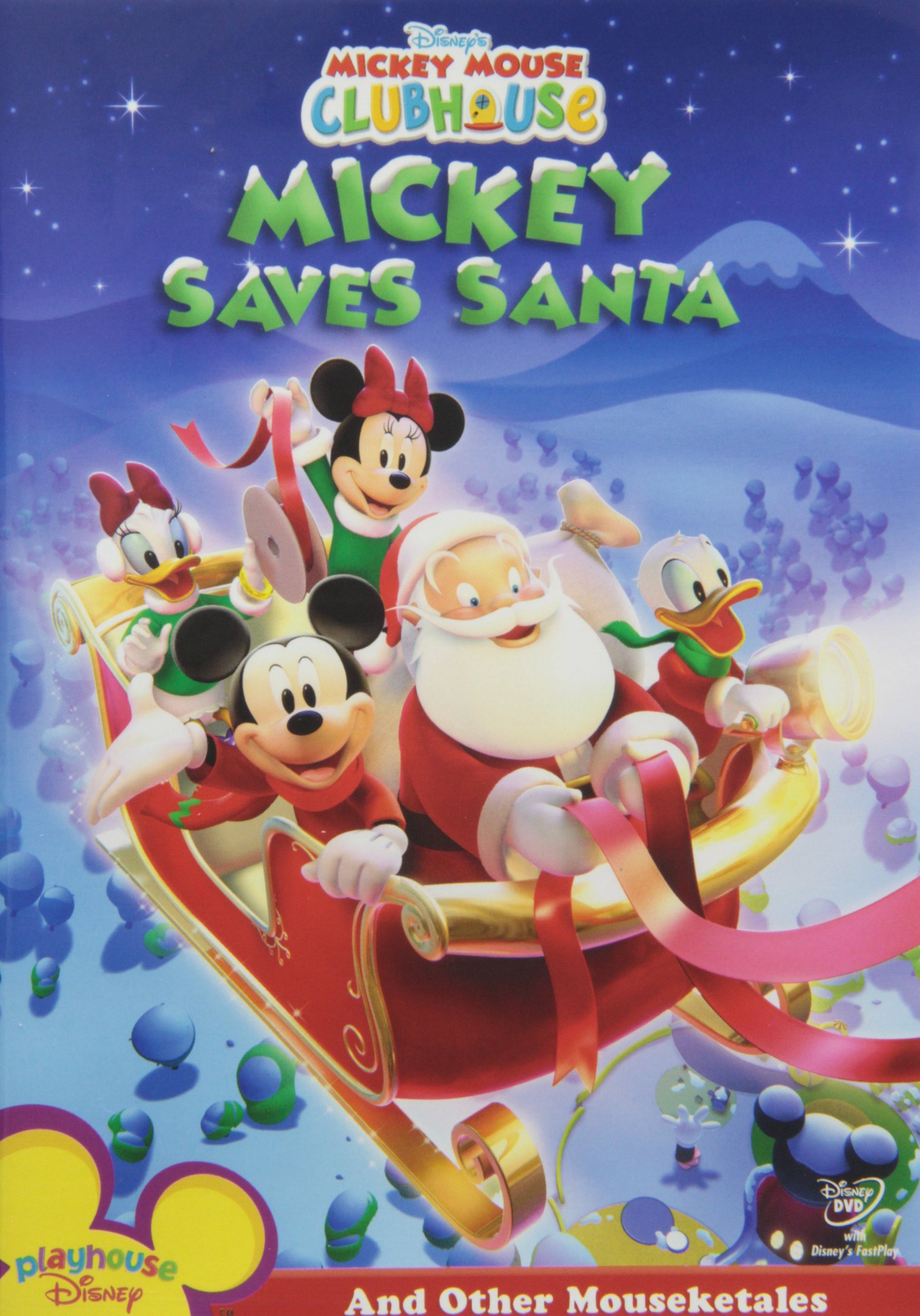 Disney Mickey Mouse Clubhouse - Mickey Saves Santa Christmas Toy for Kids | Fun Holiday Gift for Toddlers & Preschoolers | Perfect for Birthday Parties & Christmas Stocking Stuffers