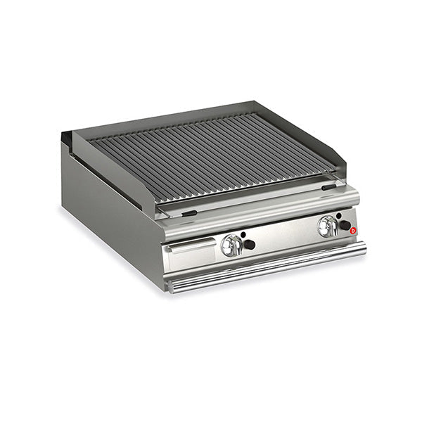 Baron 2 Burner Gas Grill with Lava Rocks - Outdoor BBQ Grill for Backyard, Camping & Tailgating - Perfect for Grilling Burgers, Steaks & Vegetables