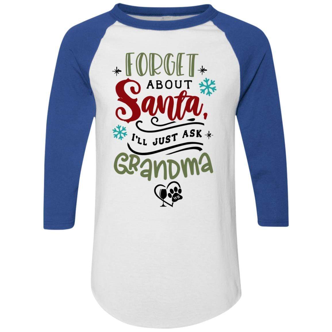 WineyBitches.Co Colorblock Raglan Jersey - Women's Trendy Baseball Tee for Casual Wear & Night Out