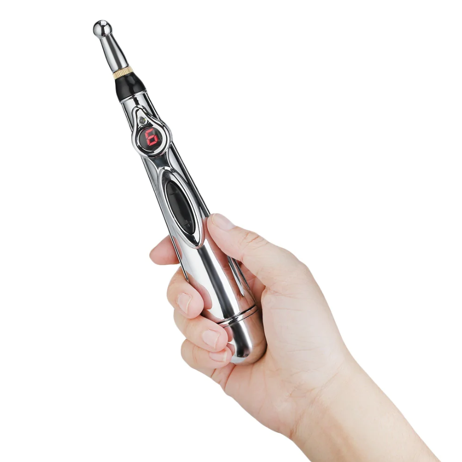 Electric Trigger Point Massage Pen - Deep Tissue Muscle Pain Relief for Back, Neck & Shoulders - Portable Handheld Massager for Athletes, Office Workers & Home Use