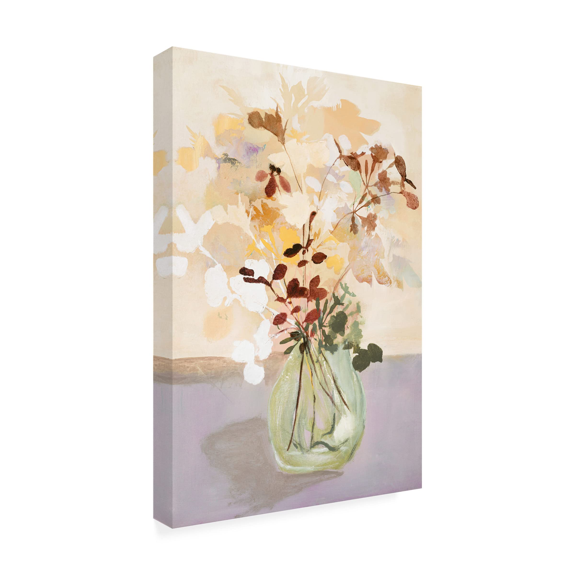 Trademark Fine Art 'Pastel Flower 2' Canvas Wall Art Print by Design Fabrikken - Perfect for Living Room, Bedroom & Office Decor
