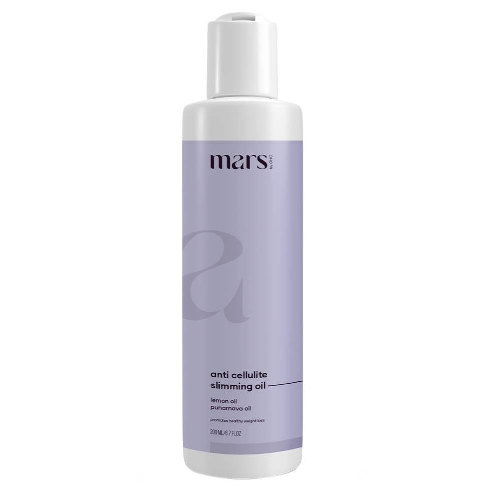 GHC Men's Body Oil with Tea Tree & Amla Oil - Anti Cellulite Massage Oil for Skin Hydration & Care (200ml) | Infused with Keratin, Multivitamins & Biotin | Perfect for Post-Workout Recovery & Daily Moisturizing