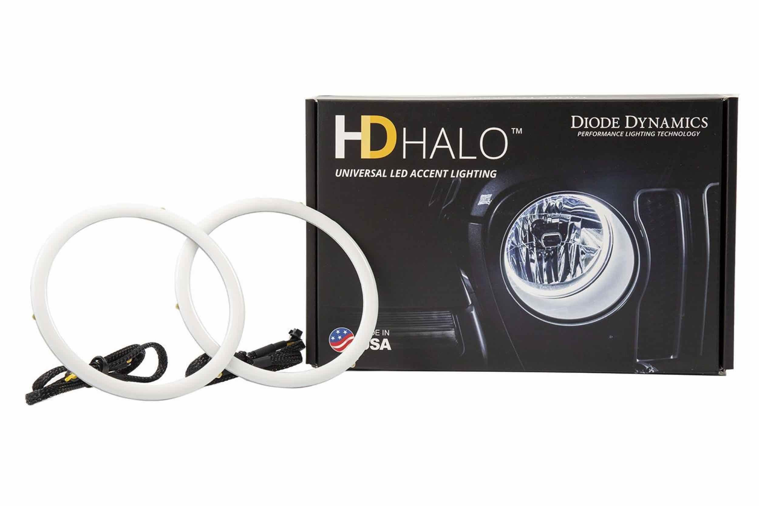 Halo Lights LED 185mm Switchback Pair - Diode Dynamics - Perfect for Car Headlight Upgrades & Customization