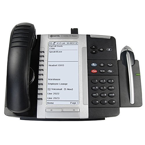 Mitel Cordless Headset with DECT Module Bundle (Model #50005712) - Compatible with Mitel 5330e, 5340e & 5360e Phones - Complete Accessories Included (Renewed) - Ideal for Office Communication & Remote Work