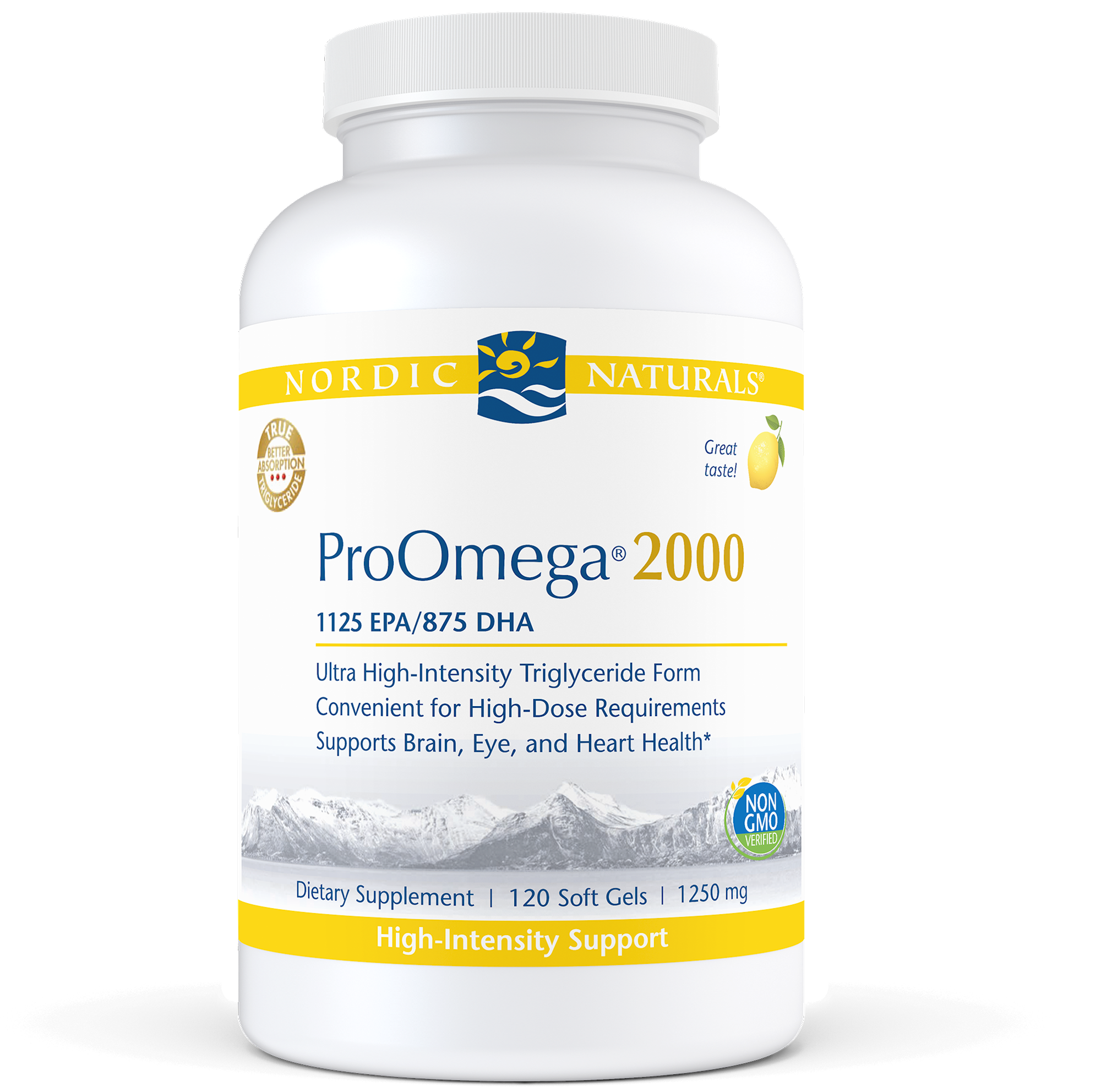Nor Pro Omega 2000 Fish Oil Supplement - 120 Softgels for Heart & Brain Health - Supports Joint Function & Immunity - Perfect for Daily Wellness Routine