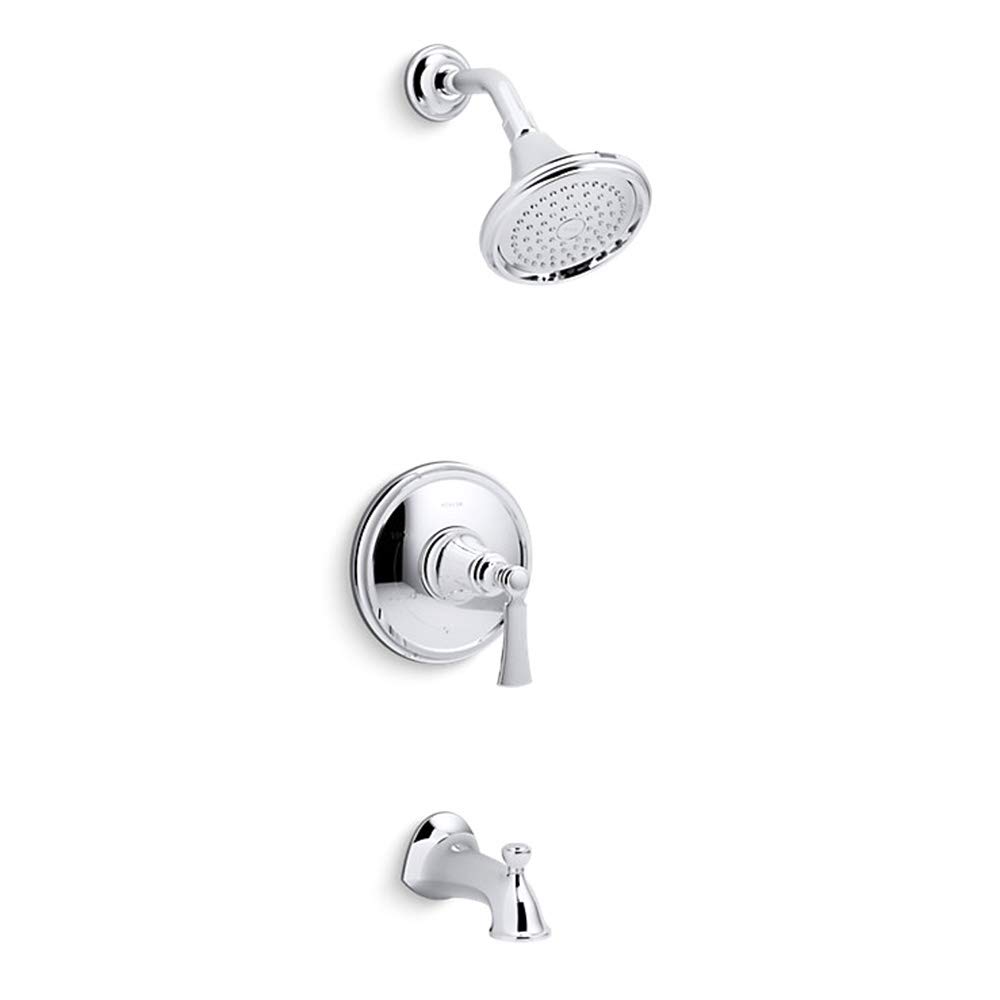ELLISTON 3-Handle Tub and Shower Faucet Set - Brushed Nickel Bathroom Fixture for Modern Homes | Perfect for Bathroom Renovations and Spa-Like Showers