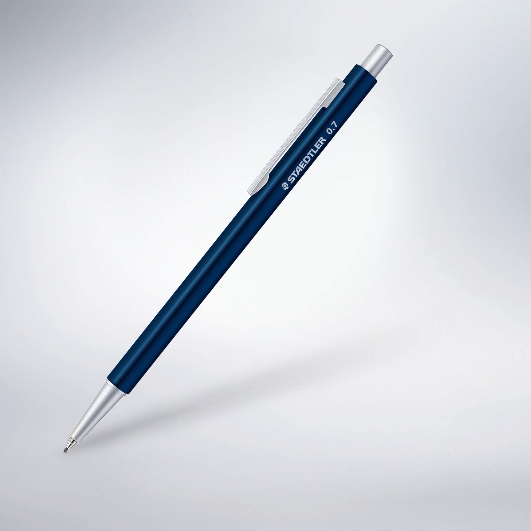 STAEDTLER Premium 0.7mm Blue Mechanical Pencil with Eraser - Smooth Writing Drafting & Sketching Tool for Artists, Students & Office Use