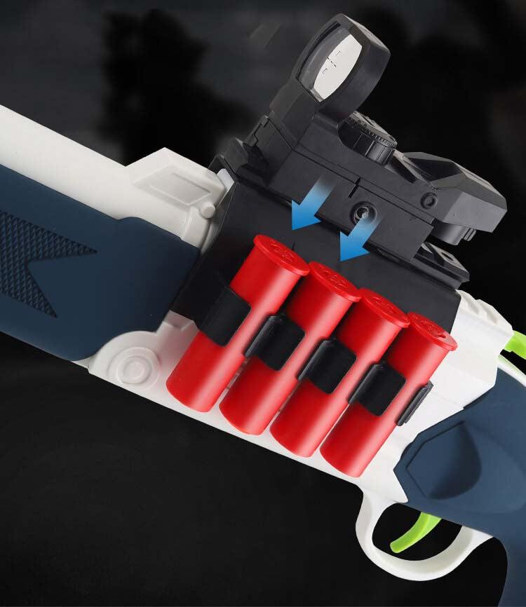 S686 Double Barrel Dart Blaster Toy Gun - Foam Dart Blaster for Outdoor Games, Nerf Battles & Backyard Fun - Perfect for Kids, Teens & Adults (Ages 8+)