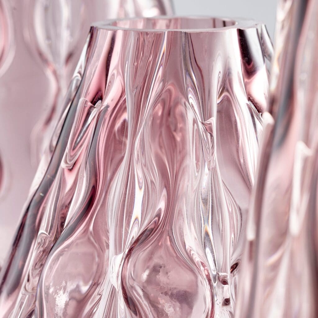 Cyan Design 11074 Geneva Vase - Small Blush Pink Decorative Vase for Home Decor, Wedding Centerpiece, or Floral Arrangement