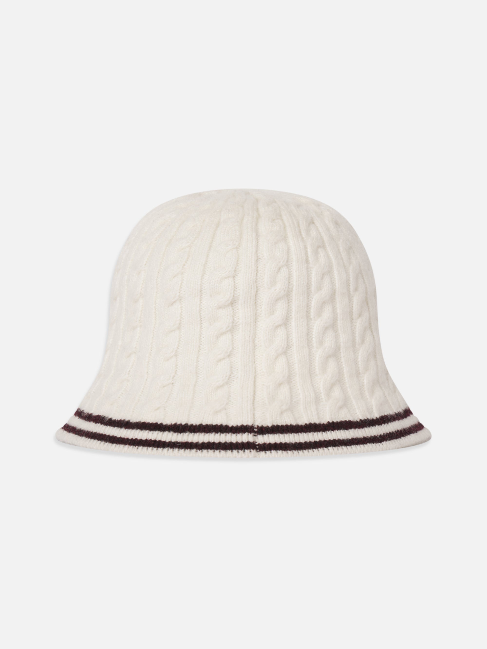 Stylish Burgundy Multi Cable Knit Bucket Hat for Men & Women - Trendy Outdoor Sun Protection for Beach, Hiking & Casual Wear