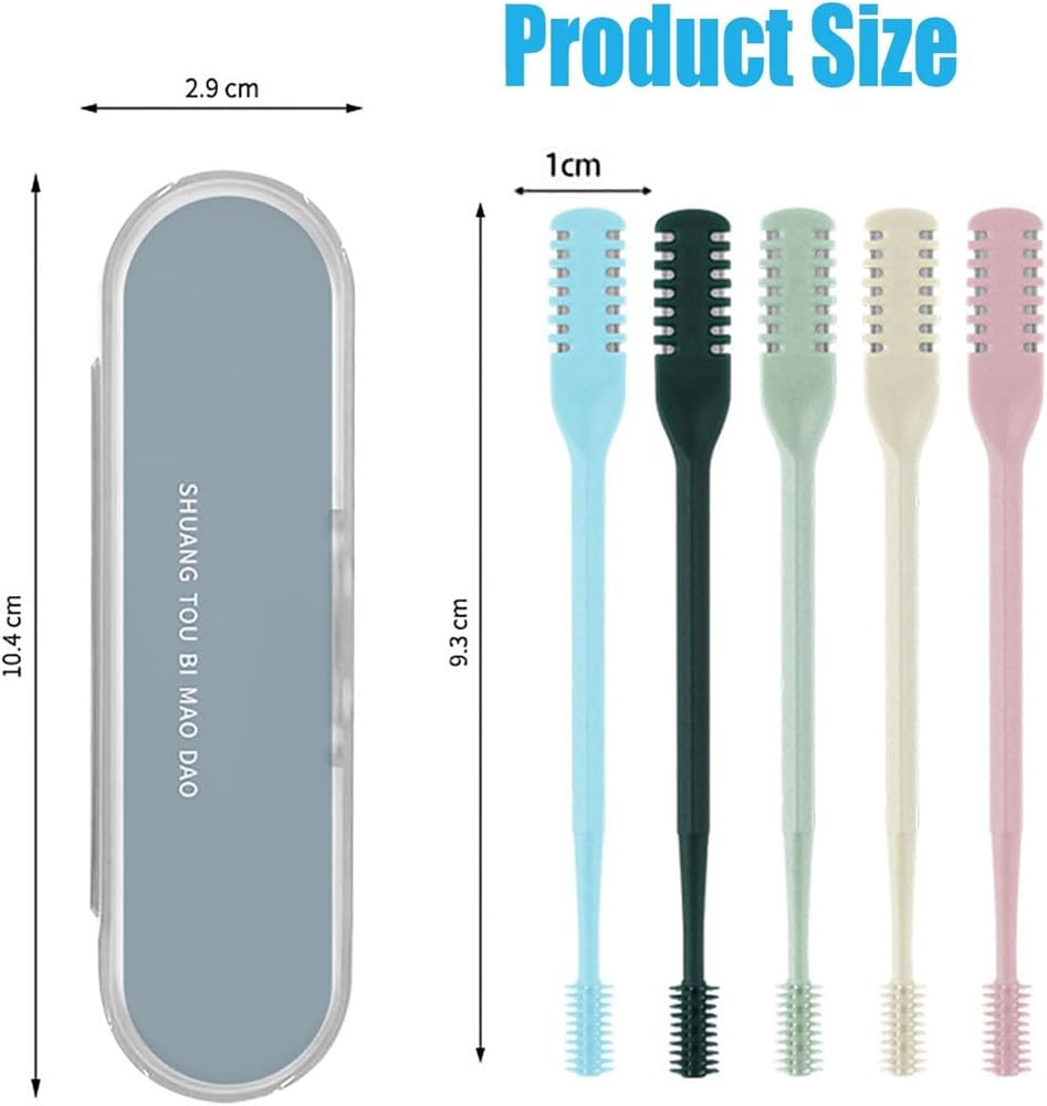 OBONG Manual Nose Hair Trimmer - 360° Rotating Dual Head Nasal Hair Cutter for Men & Women | Portable Ear & Nose Hair Clipper (Dark Green) | Perfect for Travel, Home & Personal Grooming