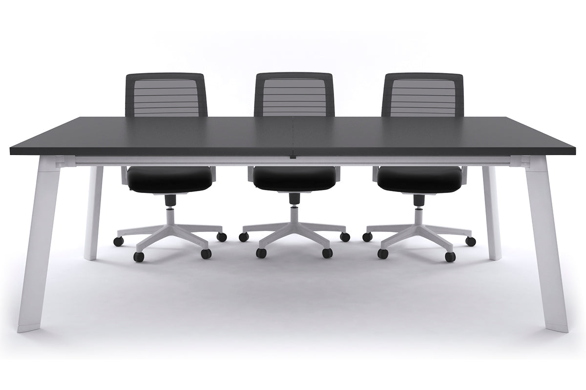Adjustable Switch Meeting Room Table 2400L x 1200W - Modern Conference Table for Office Meetings & Collaborative Workspaces