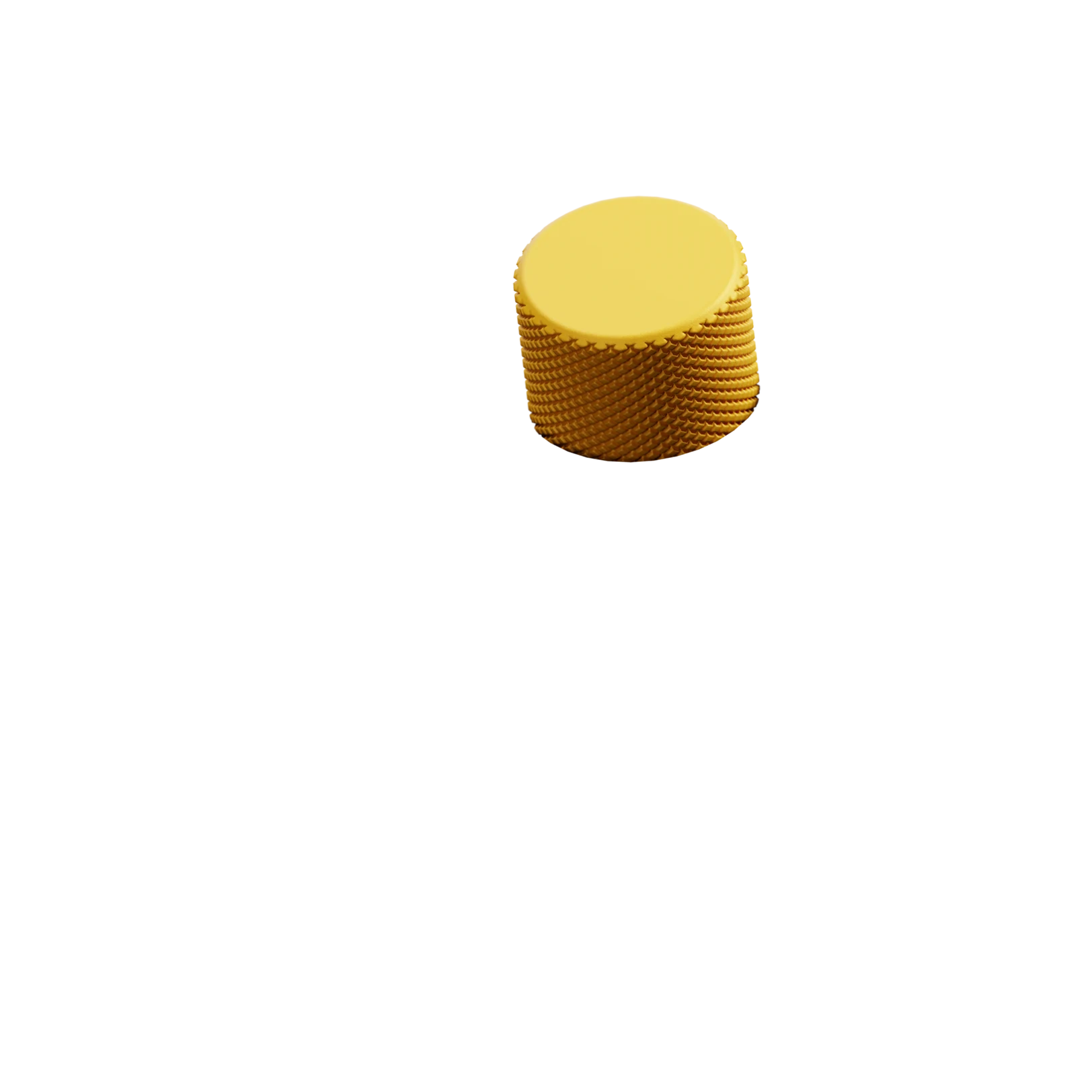 GMMK Rotary Knob Golden Yellow - Premium Metal Volume Control for Mechanical Keyboards - Perfect for Gaming, Streaming & PC Setup Customization
