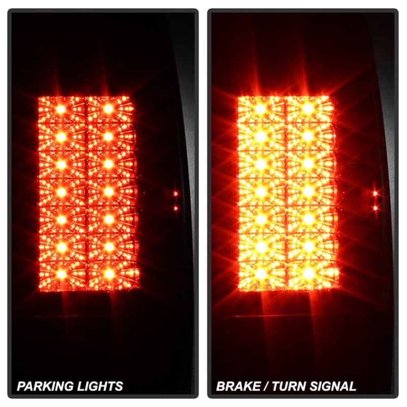Spyder Auto 5029188 LED Tail Lights Black/Clear - High-Performance Brake Lights for Trucks & SUVs