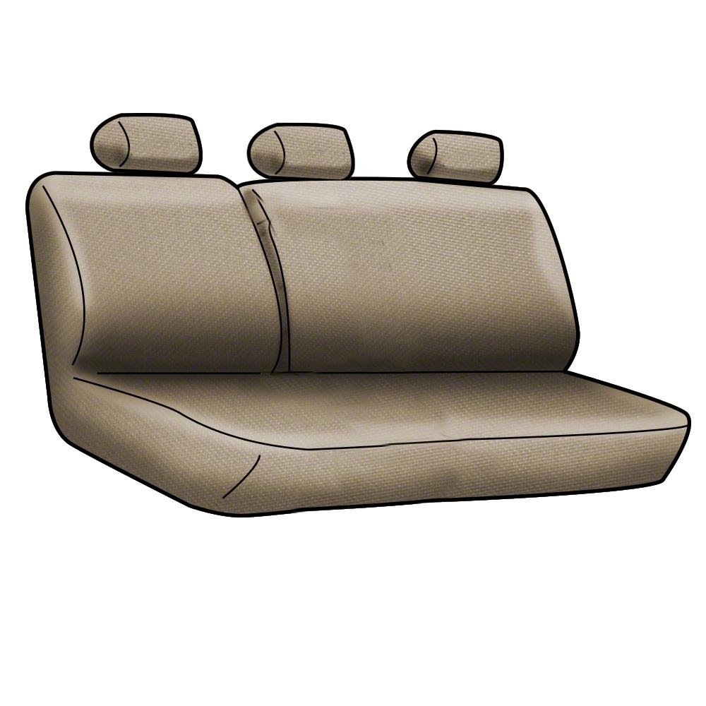 Coverking Custom Fit Rear 60/40 Bench Seat Cover for Subaru Forester - Ballistic Black Waterproof Car Seat Protector | Perfect for Pets, Kids & Outdoor Adventures