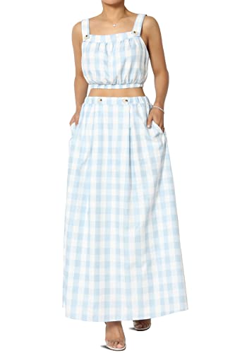 Gingham Blue